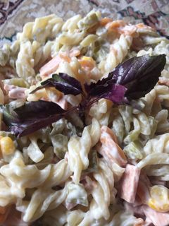 عکسی از دستور سالاد ماکارونی