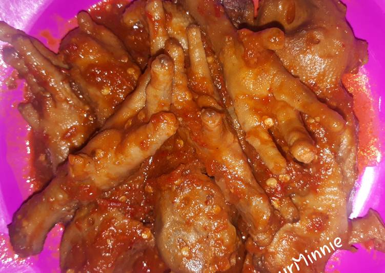 4. Ceker Kepala bumbu merah