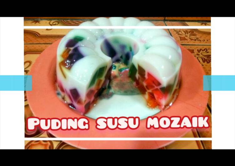 Resep Puding Susu Mozaik yang Lezat Sekali