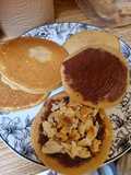 Pancake oat isi Hazelnut Almond