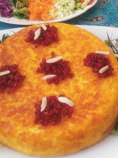 عکسی از دستور ته چین مرغ