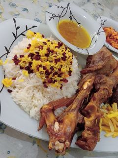 عکسی از دستور چلو ماهیچه رستورانی با زود پز
