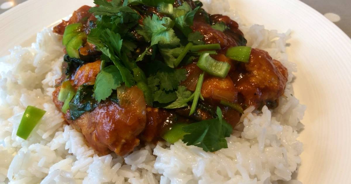 Chicken and spinach curry Recipe by Martyn MacRae Cookpad