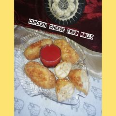 A picture of Chicken Cheese Fried Bread Roll.