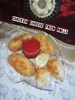 A picture of Chicken Cheese Fried Bread Roll.