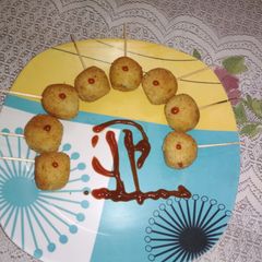 A picture of Potato lollipop.
