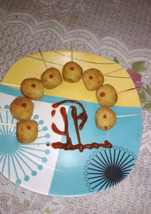 A picture of Potato lollipop.