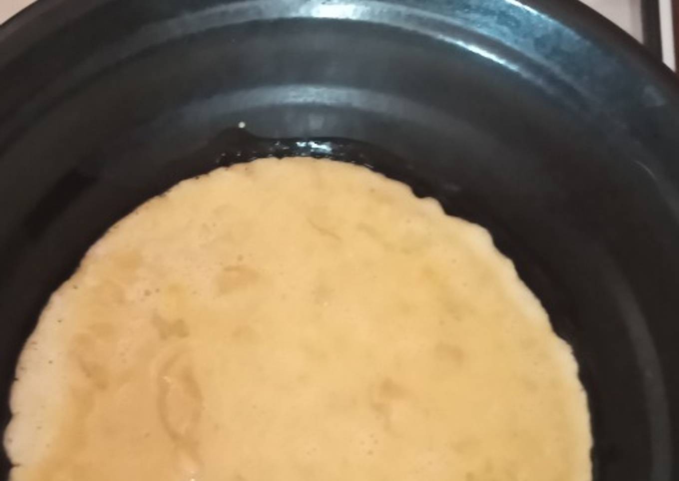 Omelette de banana para bebé