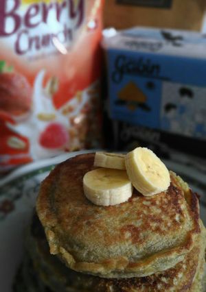Foto resep Pancake pisang takaran sdm tanpa timbangan ANTI GAGAL