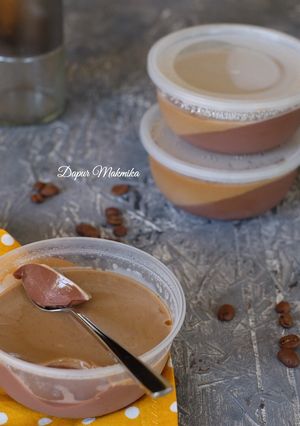 Foto resep Choco Coffee Silky Pudding