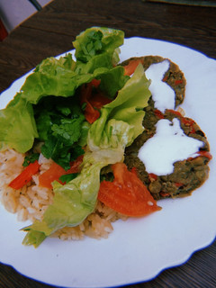Una foto de Hamburguesas de lentejas con verduras (vegano)