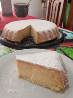 Una foto de Tarta de ricota 🥧🤍 (sin manteca/mantequilla)
