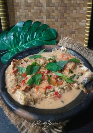 Foto resep Pecel Santan Tempe Bakar