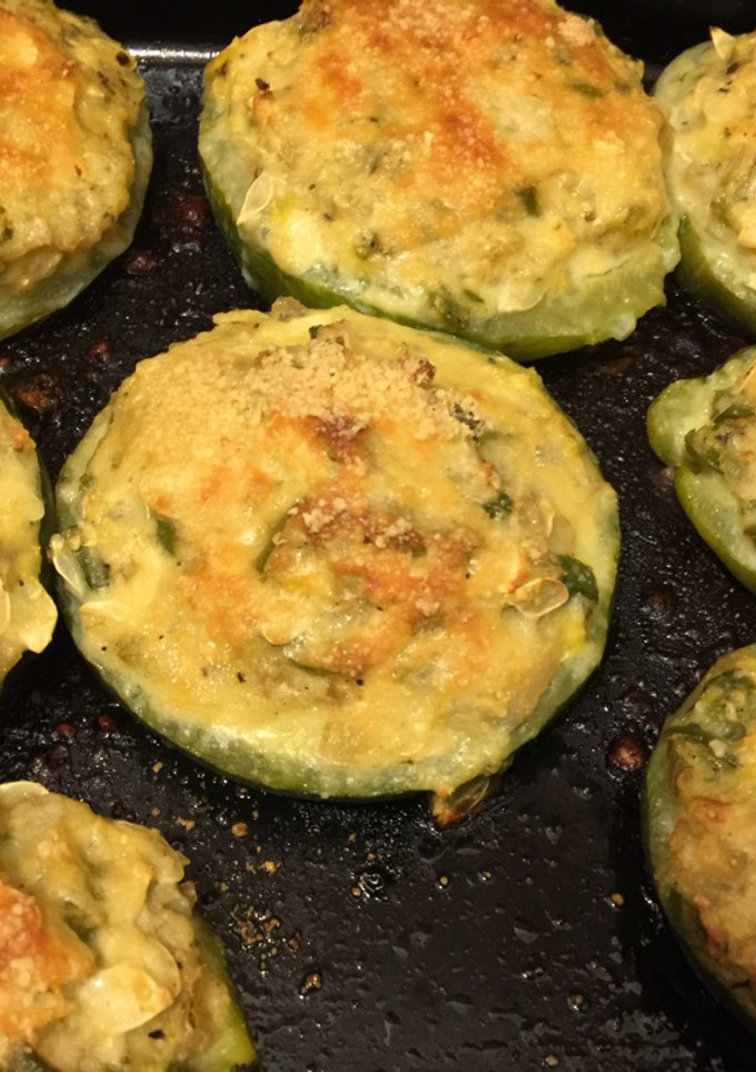 Una foto de Zapallitos rellenos