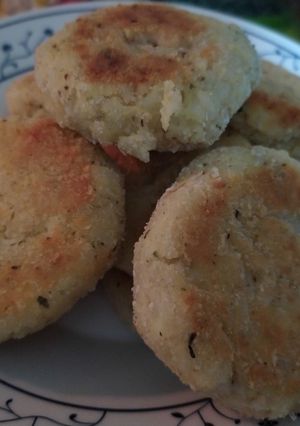 Una foto de Croquetas de arroz y papa