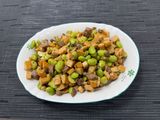 豆乾炒毛豆