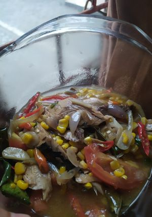 Foto resep Tumis Pedas Tongkol Peda dan Jagung