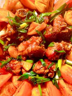 Hình của món Sườn xào chua ngọt.