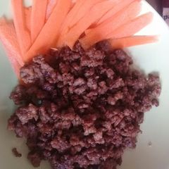 Minced beef, dry fry A picture of Minced beef, dry fry.