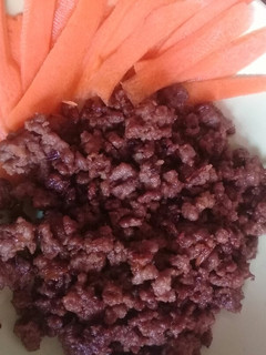 A picture of Minced beef, dry fry.