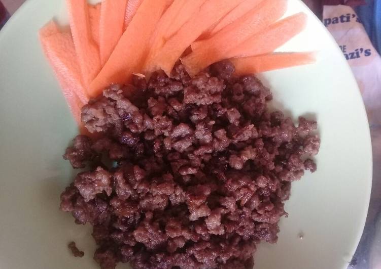 Recipe of Super Quick Homemade Minced beef, dry fry