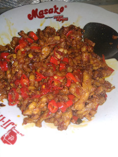 Foto resep Sambelgoreng bali(tempe oreg)