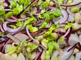 Zelleres babsaláta (insalata ai cannellini)
