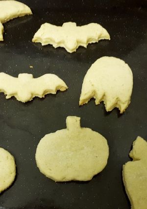A picture of One and only halloween pumpkin cookies.