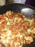 Chorizo con papas sencillo