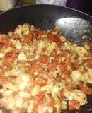 Chorizo con papas sencillo