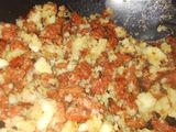 Chorizo con papas sencillo