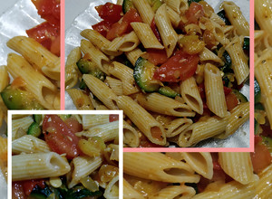 Una foto de Penne rigate C/salteado