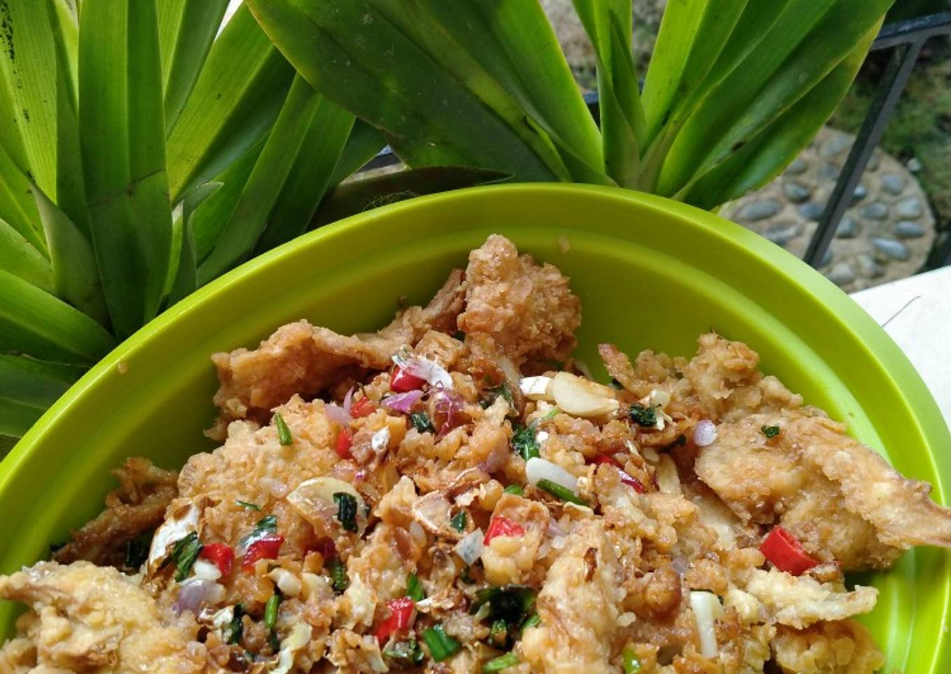 Jamur Crispy Bumbu Cabe Garam