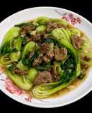 SP.0975 - Cải Thìa Xào Bò Xốt Dầu Hào