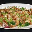 Asian grilled chicken with edamame salad
