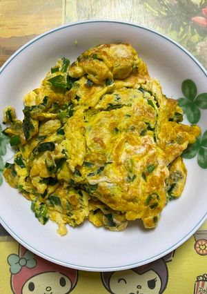 韭菜煎蛋 的食譜成品照片