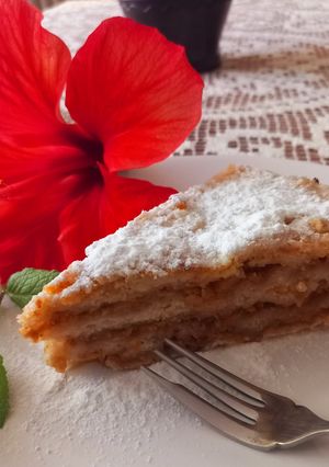 Bögrés almatorta recept fotója