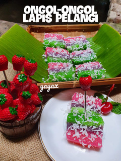 Foto resep Ongol-ongol lapis pelangi