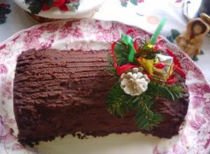 Una foto de Tronco de Navidad (Buche de Noel)