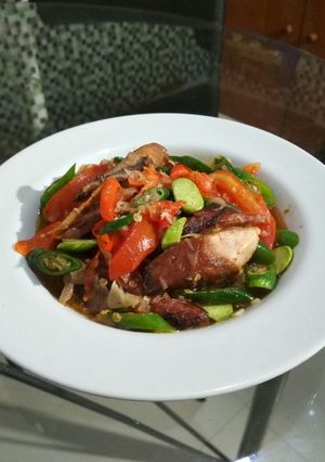 Foto resep Cue tongkol pedas