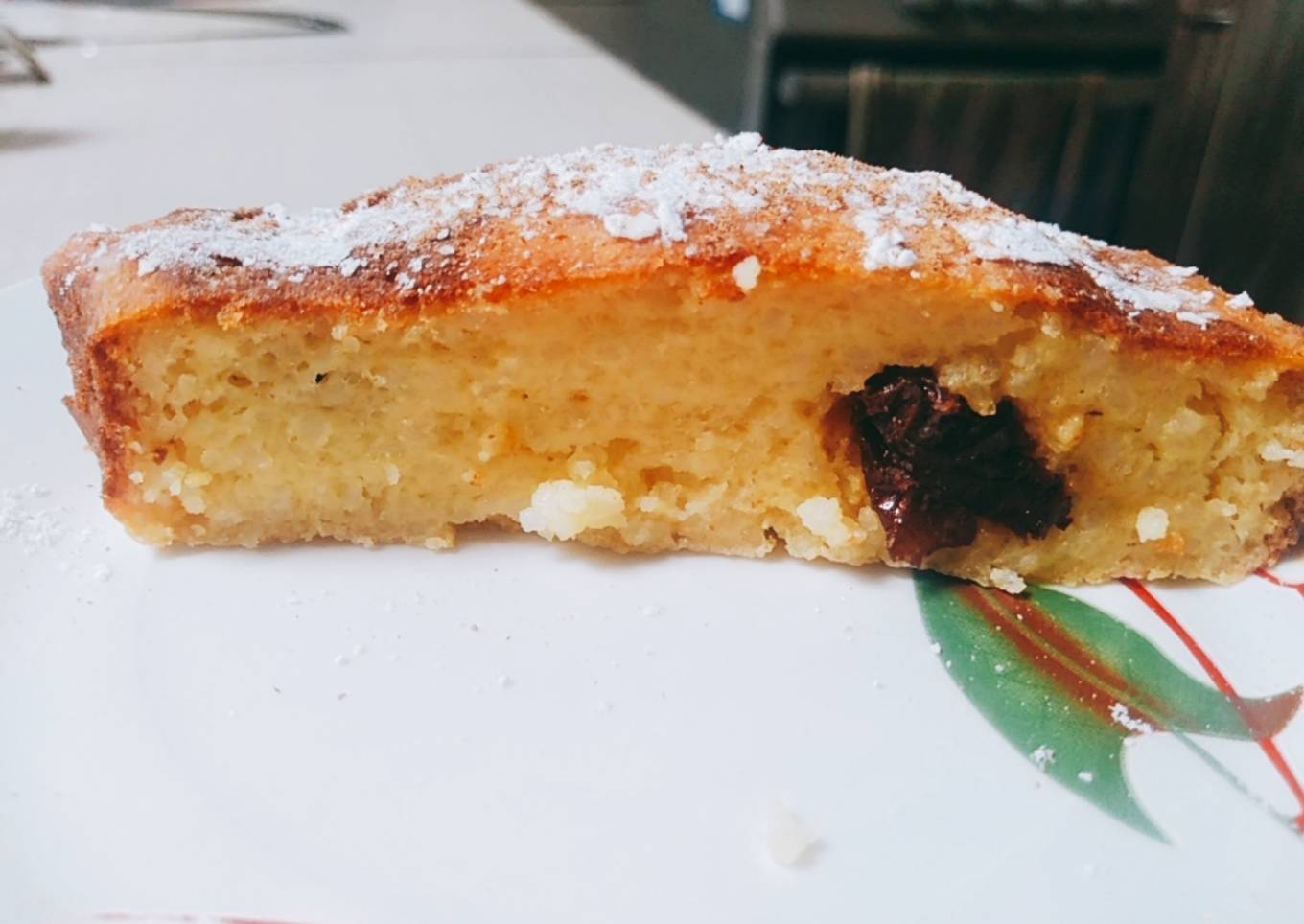 Bizcocho de arroz con leche