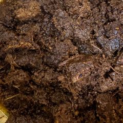 A picture of Rendang Sapi (Sumatran Beef Rendang).