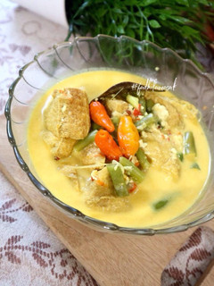 Foto resep Sayur Tahu Kuah Santan