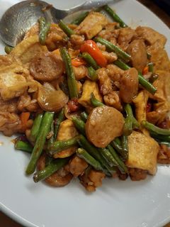 Foto resep Tumis campur-campur (kacang panjang, tempe, tahu, bakso)