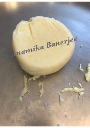 A picture of Homemade Paneer.