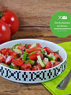 Tomaten-Gurkensalat  Rezepthauptbild