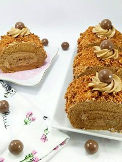 Foto resep Bolu Gulung Mocca Nougat