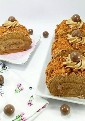 Foto resep Bolu Gulung Mocca Nougat