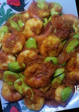 Foto resep Sambal udang+petai