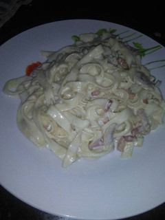 Una foto de Tagliatelle con nata